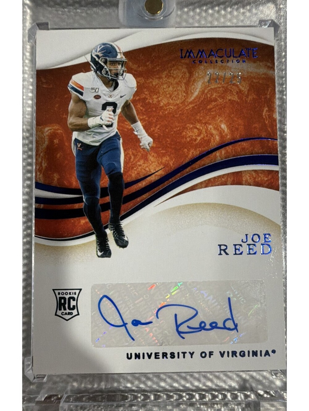 2020 Panini Immaculate Collection Collegiate - Autographs Joe Reed #75 Blue /25